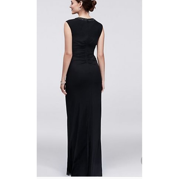 MARINA EMBELLISH FAUX WRAP GOWN 🆕 - Picture 4 of 8